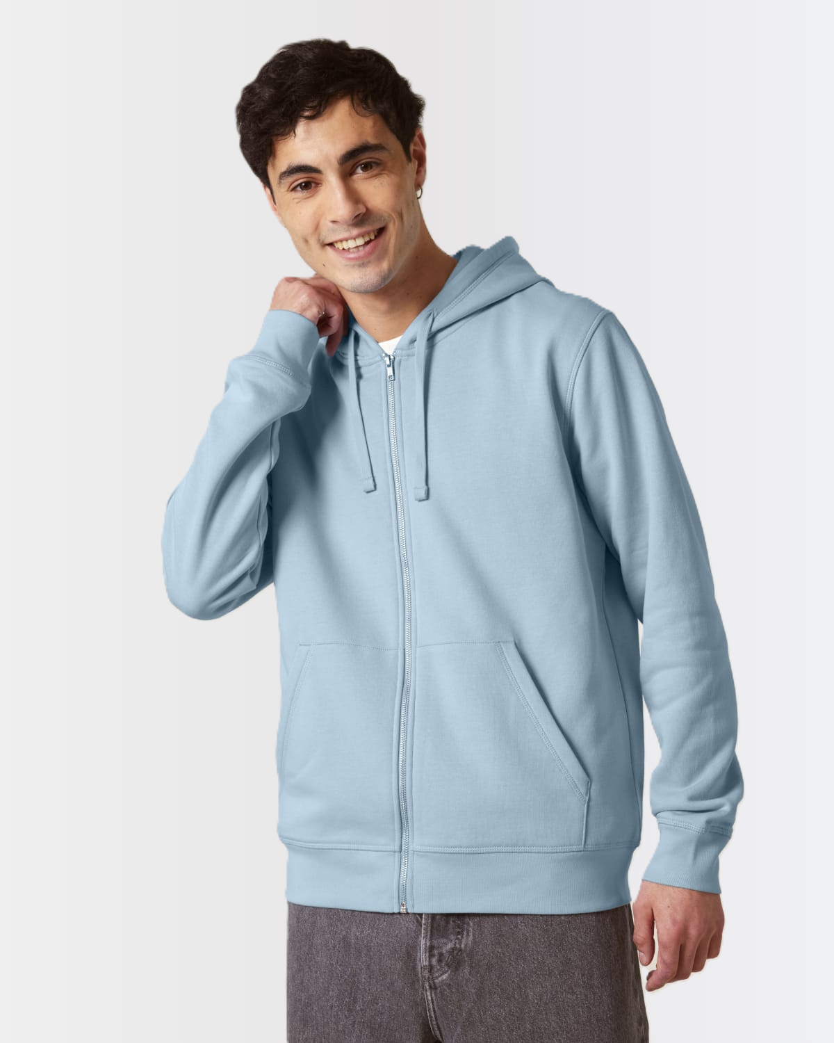 Sweatshirt unisexe a capuche zippe - Mixer