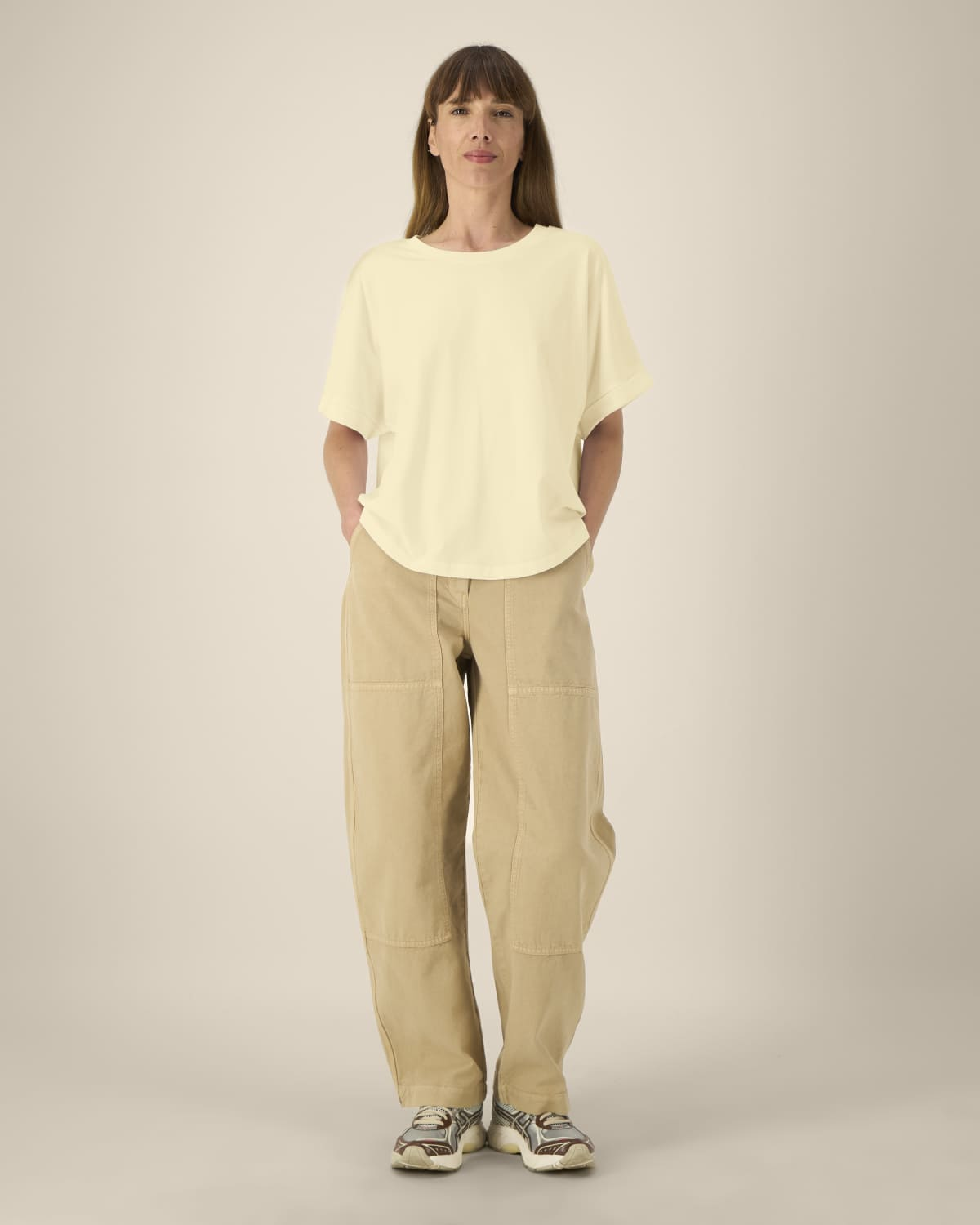 T-shirt à manches retroussées pour femme - Stella Collider