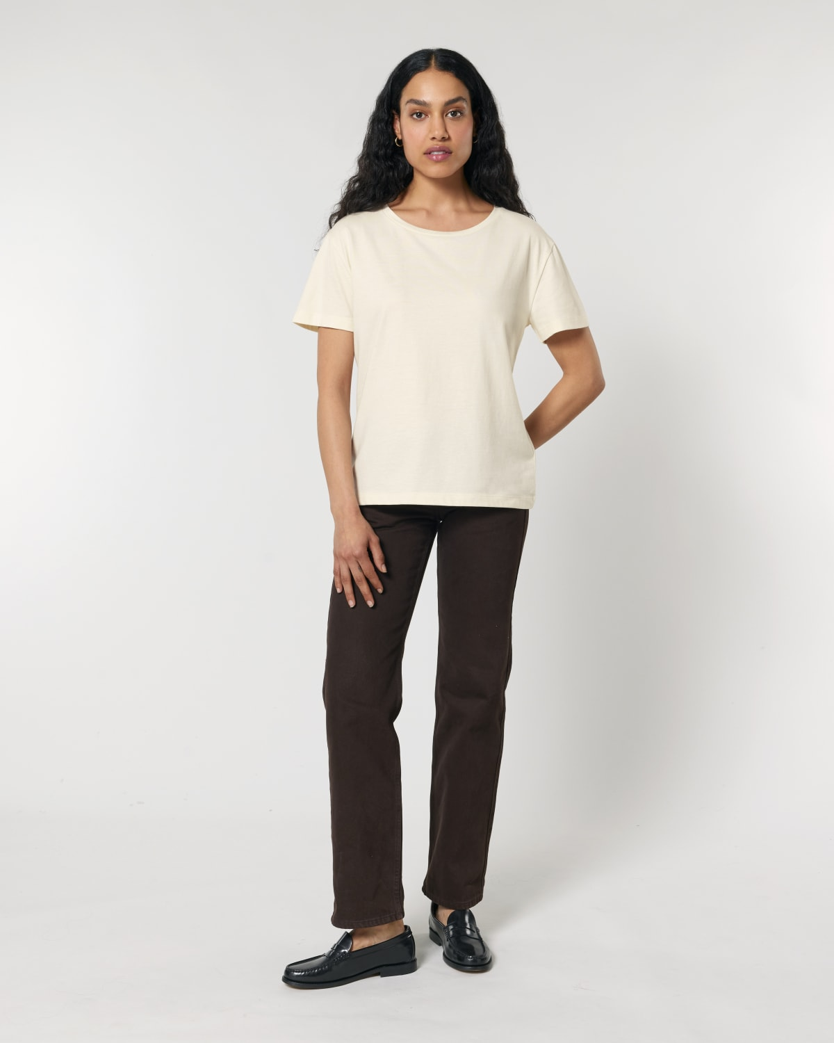 T-shirt pour femme à col large - Stella Serena