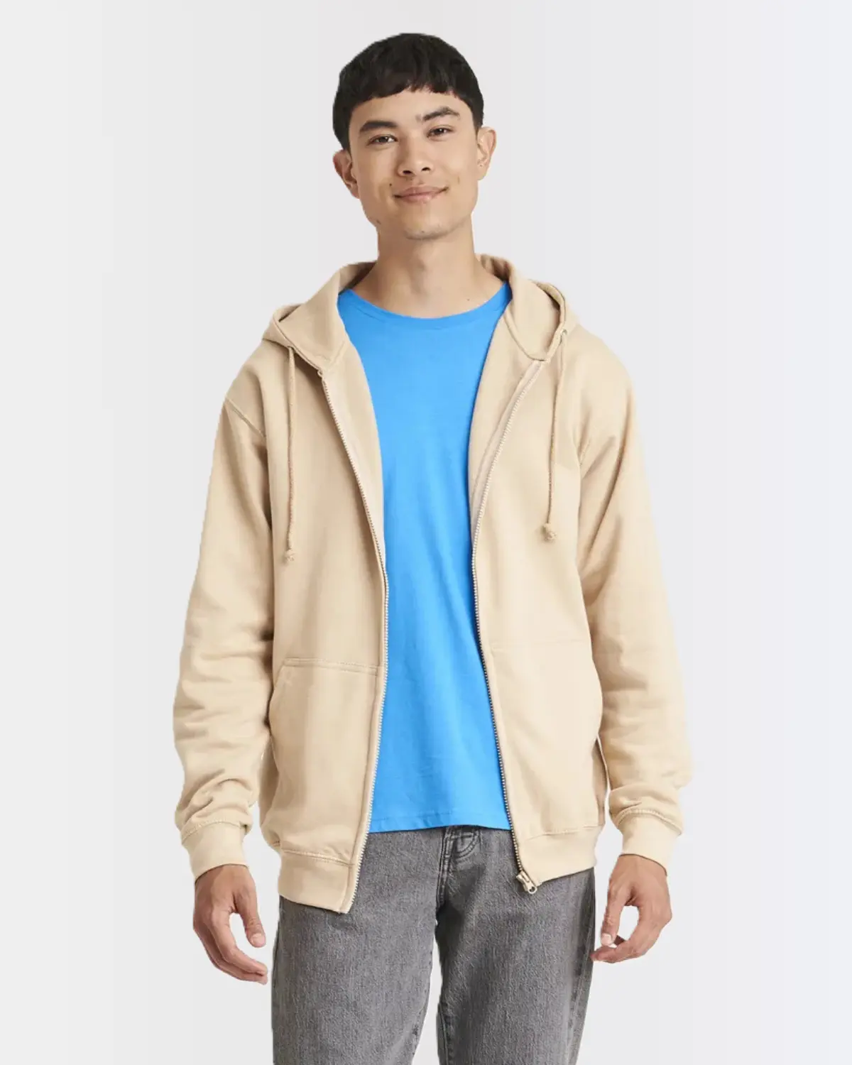 Sweatshirt a capuche zippe 280g