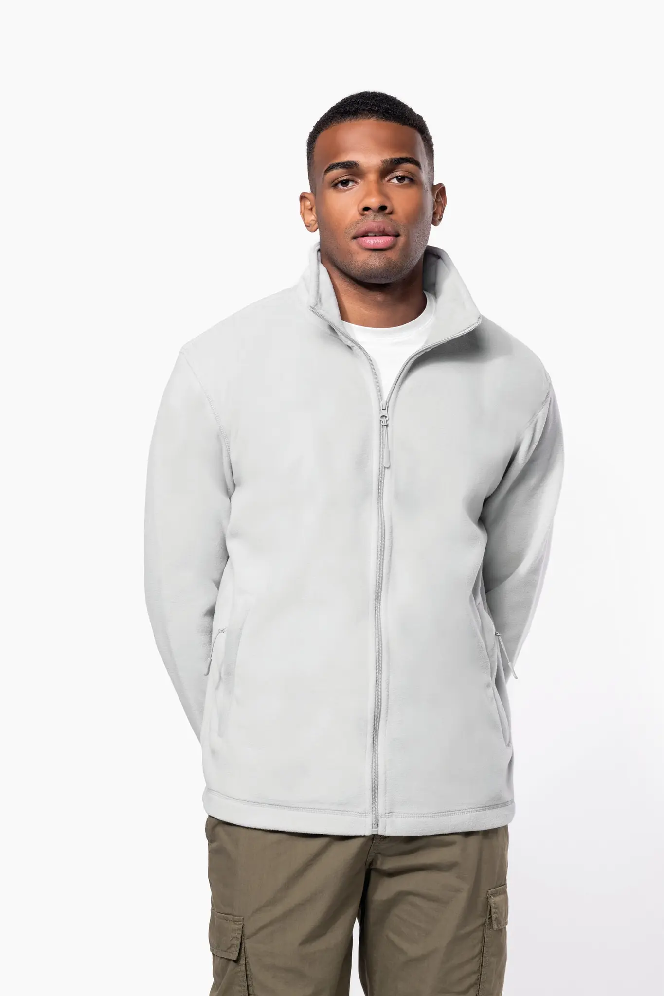 Veste micropolaire zippée homme