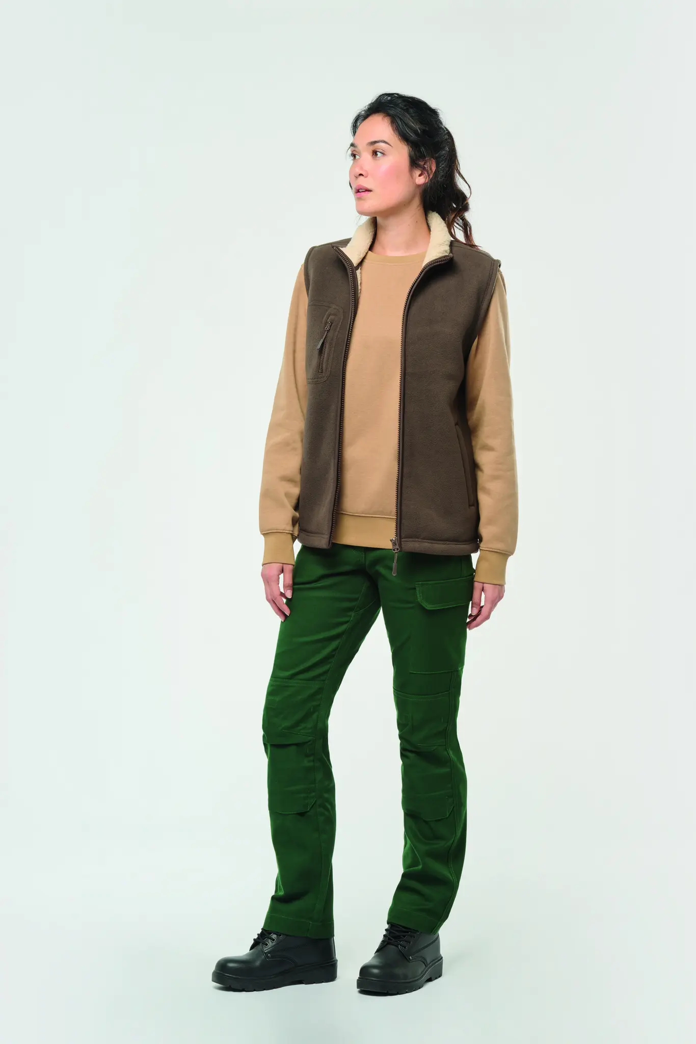 Pantalon de travail multipoches femme