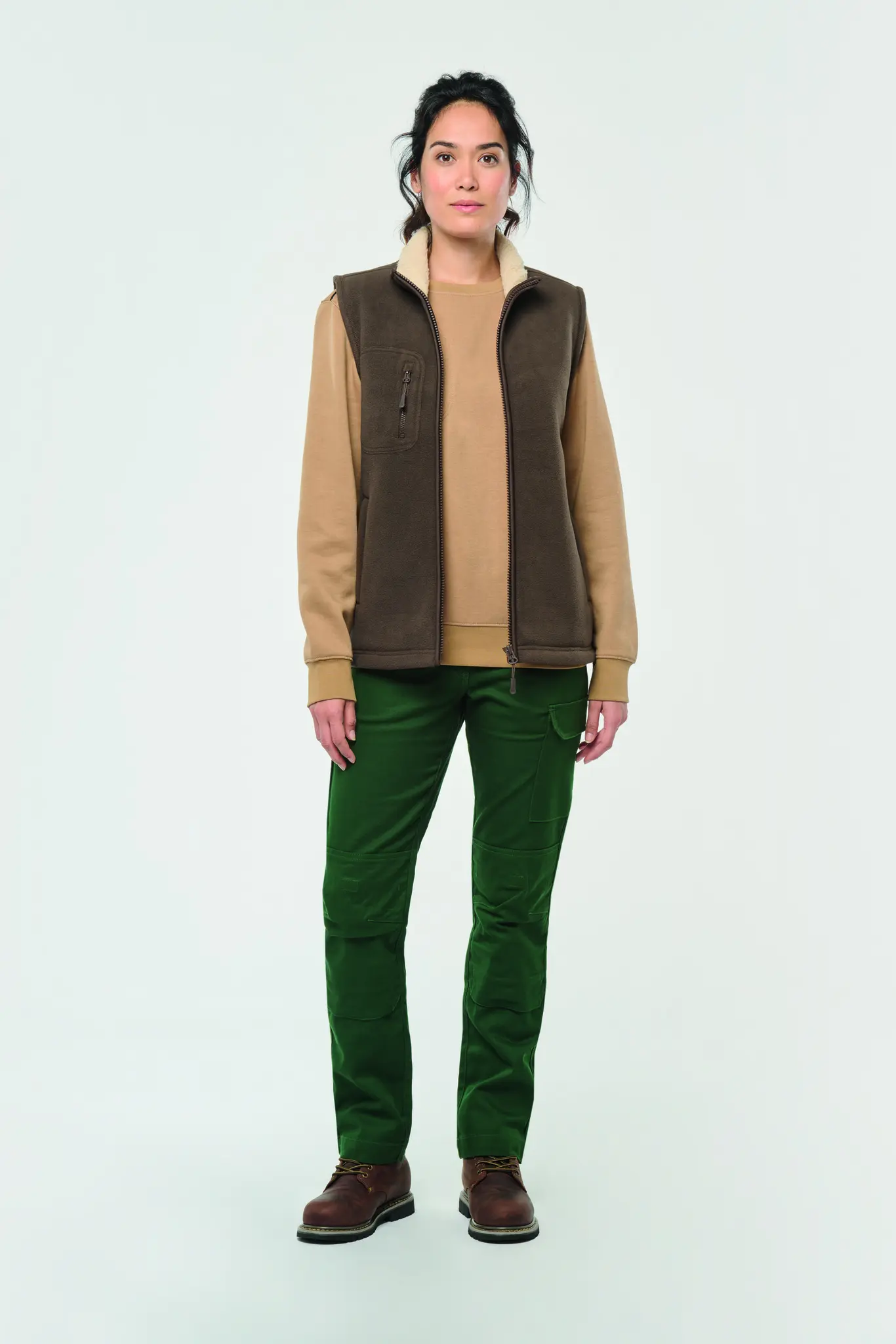 Pantalon de travail multipoches femme