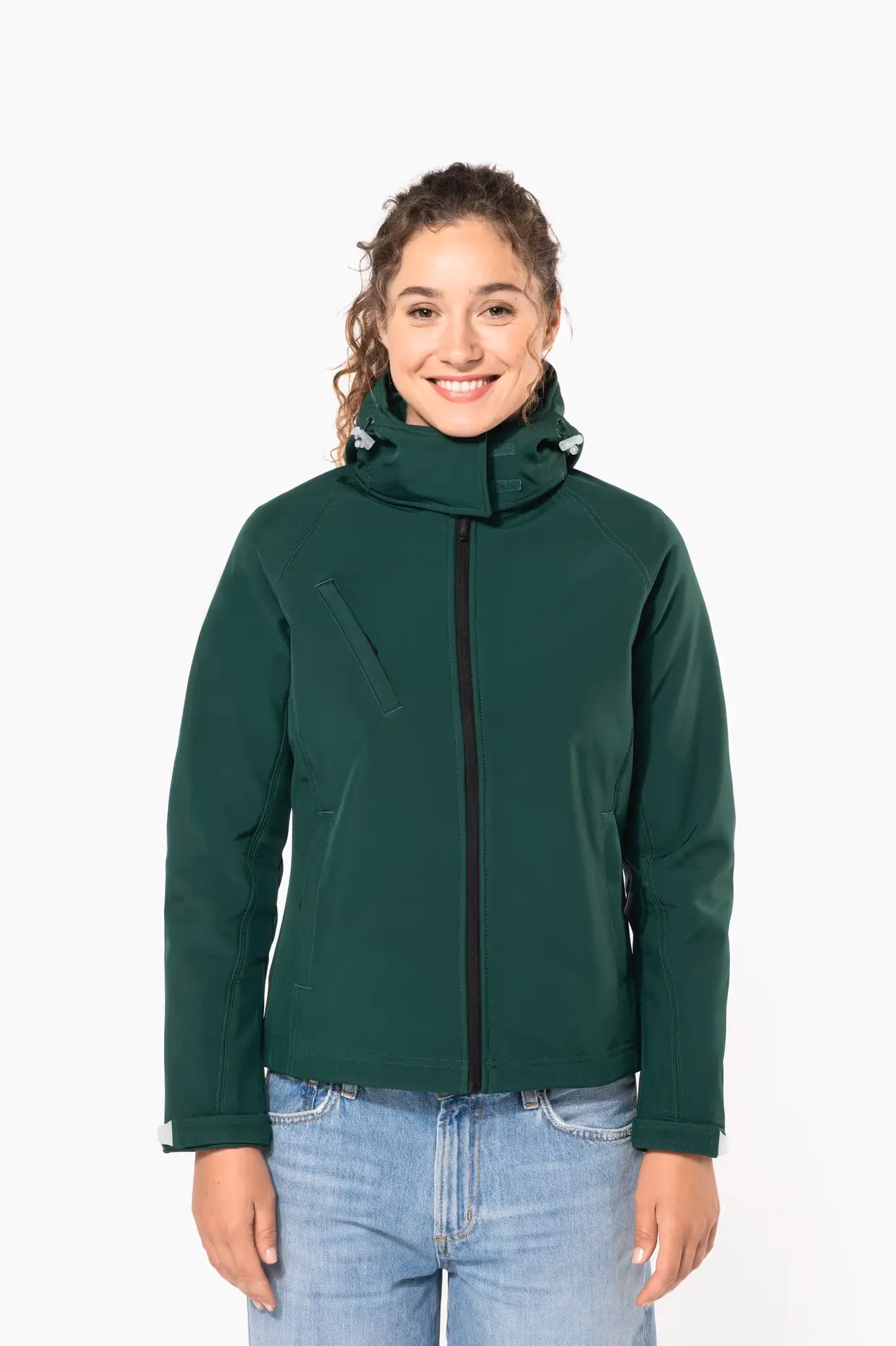 Veste softshell a capuche femme 3 couches