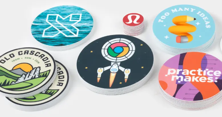 Sticker rond 5x5cm