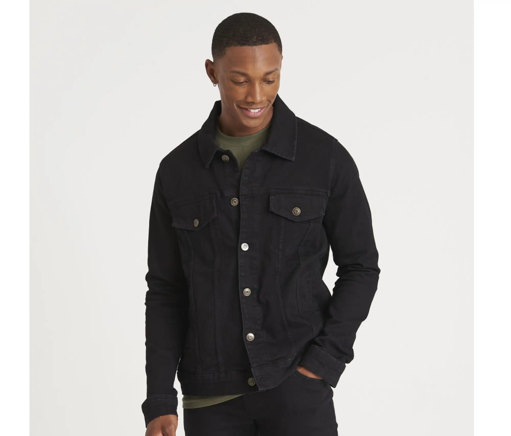 Veste en jean denim hommee