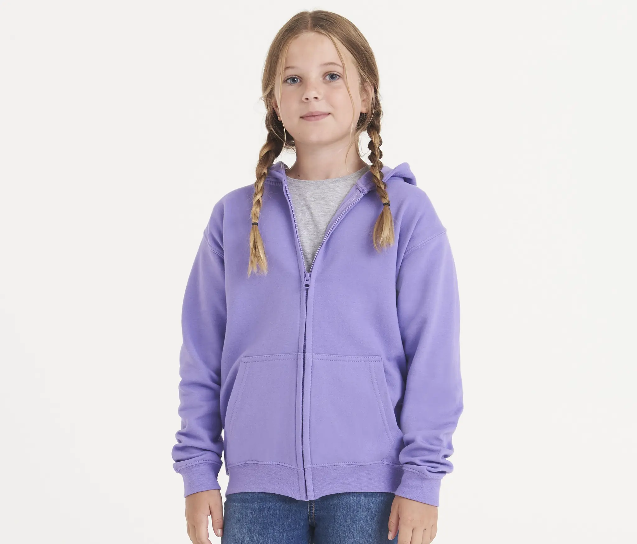 Sweat a capuche zippe 280g enfant