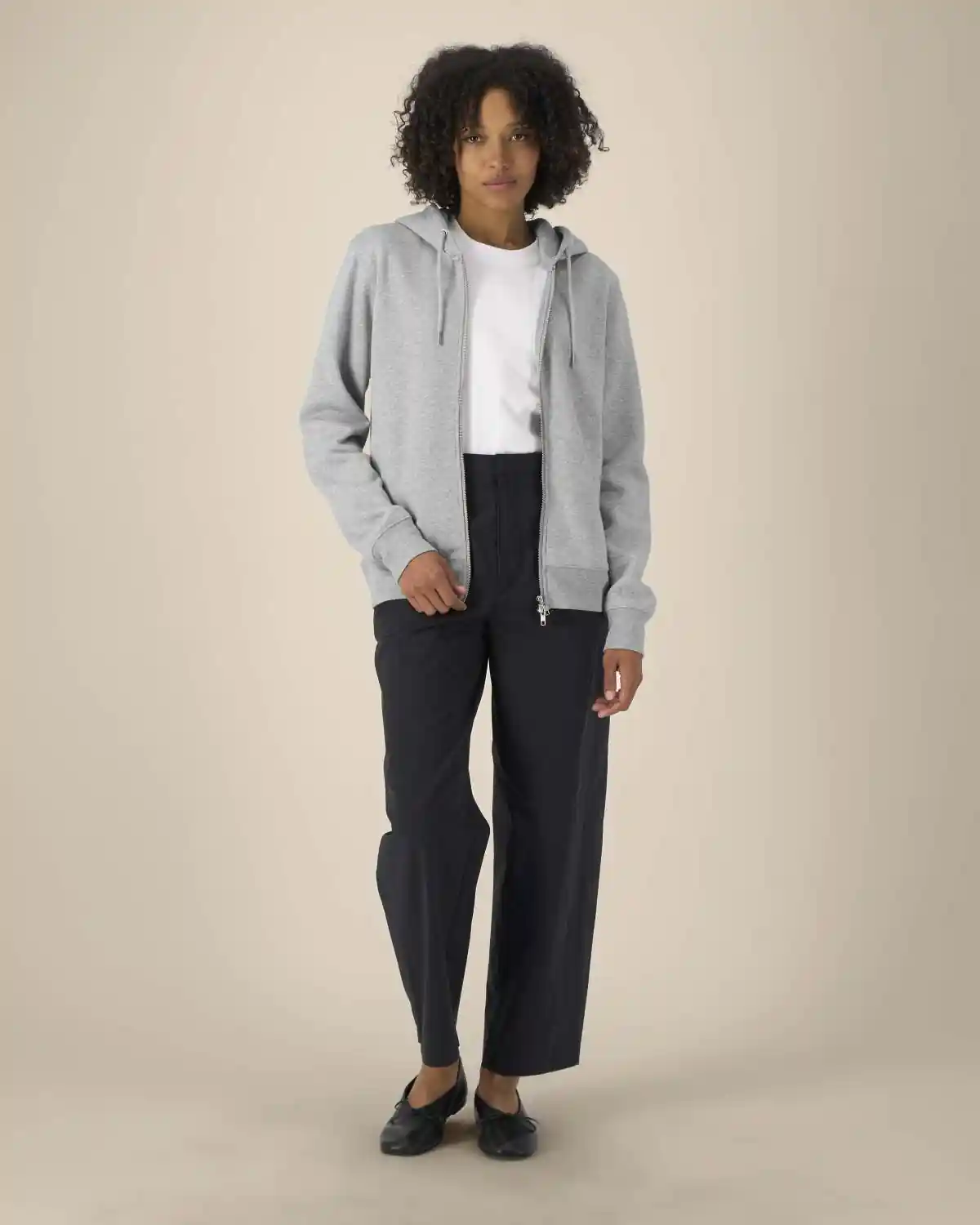 Sweat à capuche doublé zippé - Astor