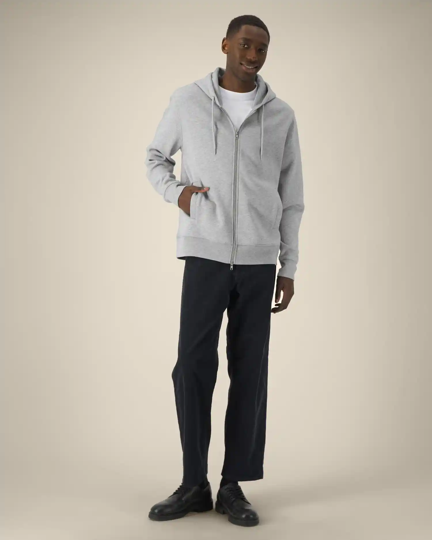 Sweat à capuche doublé zippé - Astor