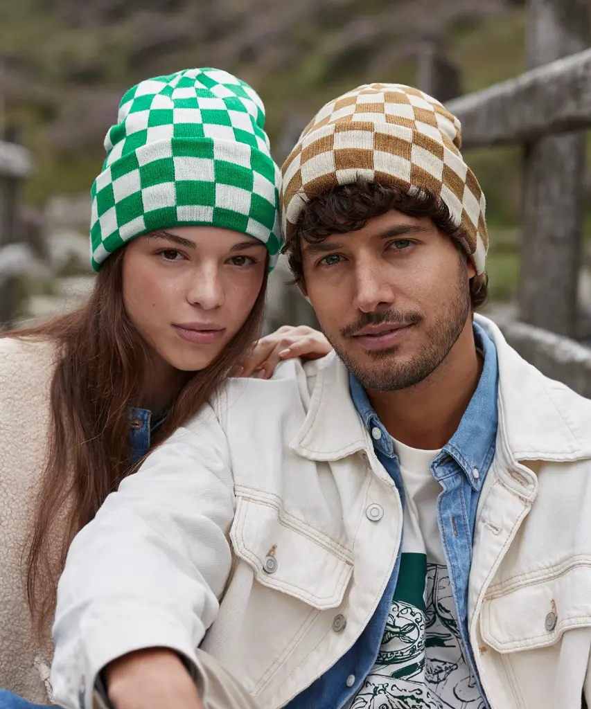 Bonnet rétro en maille