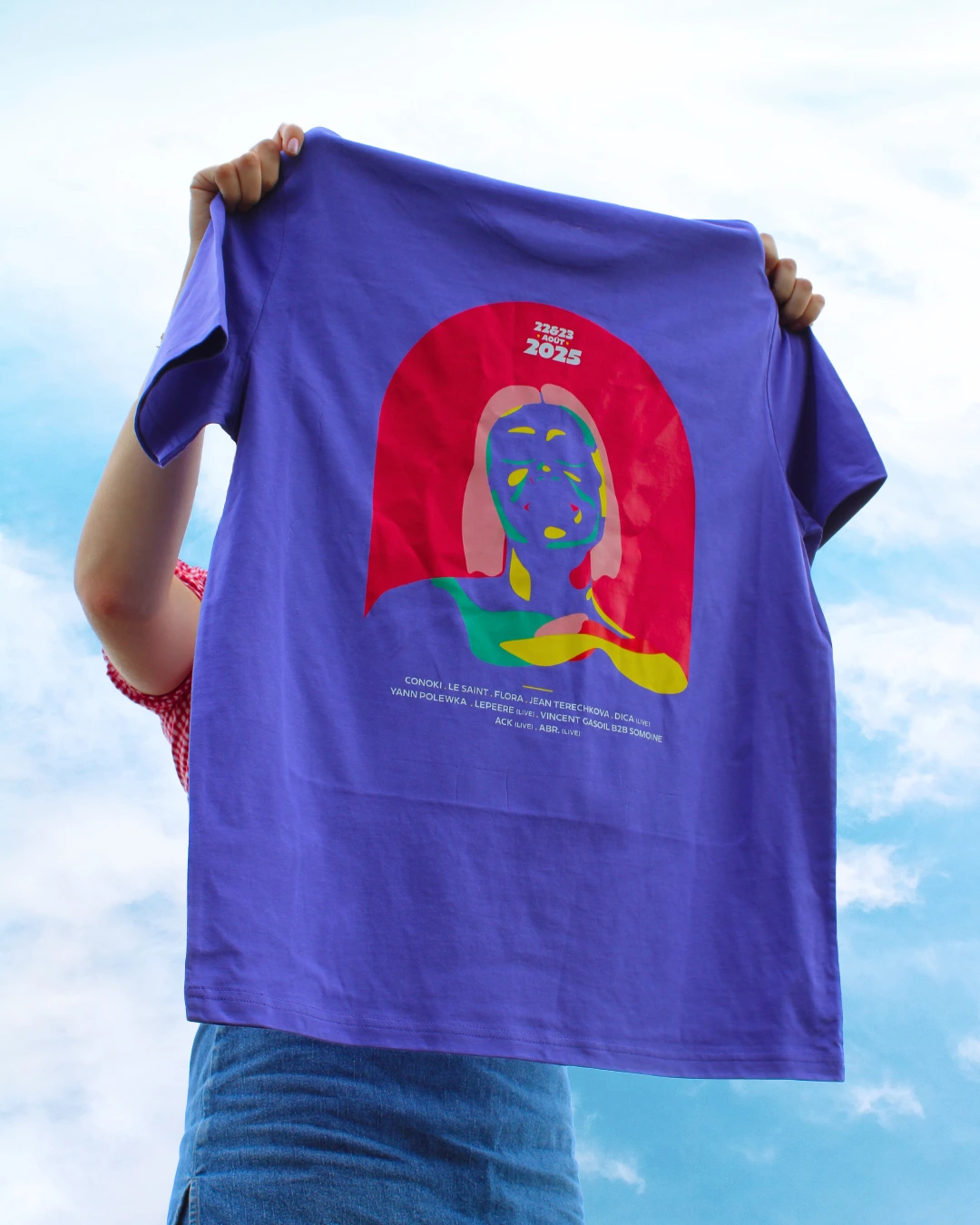 Lieu Dit t-shirt purple love Creator 2.0 Stanley Stella